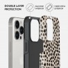 Capac Protectie Spate Burga Pentru iPhone 15 Pro Max Colectia Tough Almond Latte