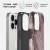 Capac Protectie Spate Burga Pentru iPhone 15 Pro Max Colectia Tough Golden Taupe