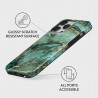 Capac Protectie Spate Burga Pentru iPhone 15 Pro Colectia Tough Emerald Pool