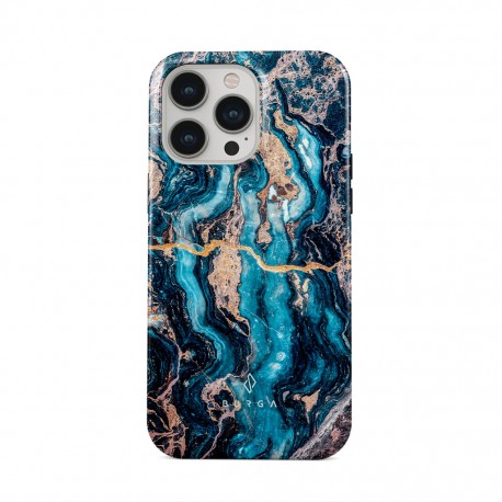 Capac Protectie Spate Burga Pentru iPhone 15 Pro Colectia Tough Mystic River
