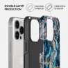 Capac Protectie Spate Burga Pentru iPhone 15 Pro Colectia Tough Mystic River