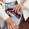 Capac Protectie Spate Burga Pentru iPhone 15 Pro Colectia Tough Purple Skies