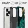 Capac Protectie Spate Burga Pentru iPhone 15 Pro Colectia Tough Ubud Jungle