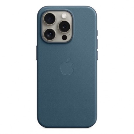 Capac Protectie Spate Apple Finewoven Cu Magsafe Pentru iPhone 15 Pro - Albastru