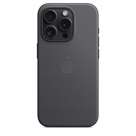 Capac Protectie Spate Apple Finewoven Cu Magsafe Pentru iPhone 15 Pro - Negru