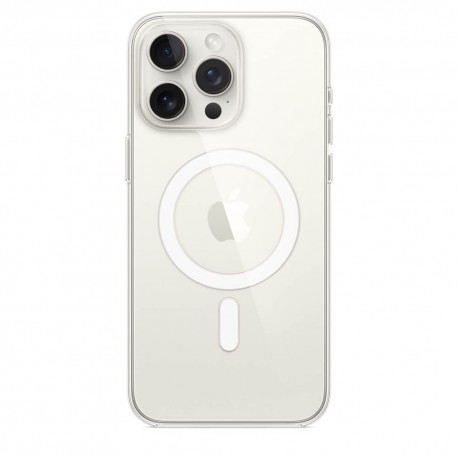 Capac Protectie Spate Apple Clear Cu Magsafe Pentru iPhone 15 Pro - Transparent