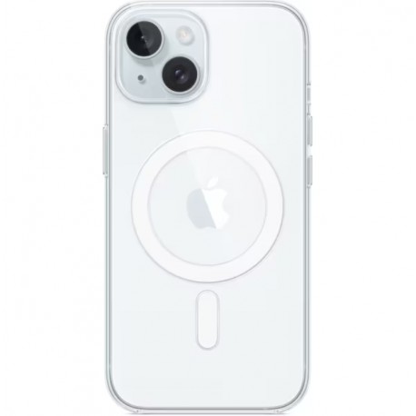 Capac Protectie Spate Apple Clear Cu Magsafe Pentru iPhone 15 - Transparent