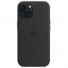 Capac Protectie Spate Apple Din Silicon Cu Magsafe Pentru iPhone 15 - Negru