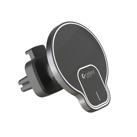 Suport Auto Telefon Wireless Cellara Magsafe 15W Pentru Seria iPhone 12/13/14/15 - Negru