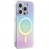 Capac Protectie Spate Guess Magsafe Pentru iPhone 15 Pro Colectia Iridescent - Mov