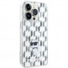 Capac Protectie Spate Karl Lagerfeld Pentru iPhone 15 Pro Max Colectia Monogram  - Transparent