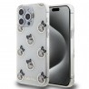 Capac Protectie Spate Hello Kitty Pentru iPhone 15 Pro Max Colectia Bubble - Alb