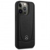Capac Protectie Spate Mercedes Pentru iPhone 15 Pro Max Colectia Urban Din Piele - Negru