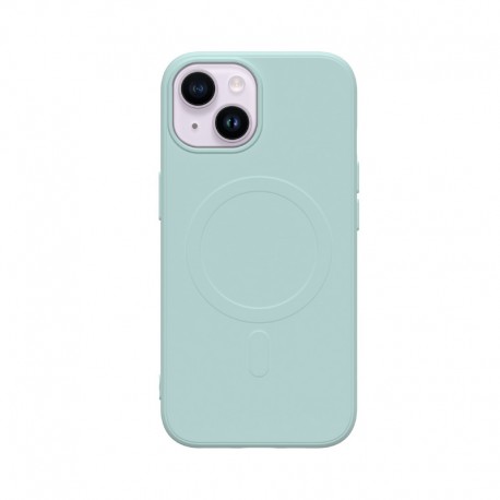 Capac Protectie Spate Cellara Tpu Soft Magsafe Pentru iPhone 15 - Albastru Deschis