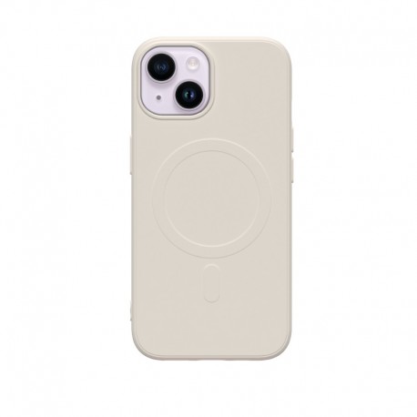 Capac Protectie Spate Cellara Tpu Soft Magsafe Pentru iPhone 15 - Bej
