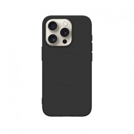 Capac Protectie Spate Cellara Tpu Soft Magsafe Pentru iPhone 15 Pro - Negru