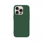 Capac Protectie Spate Cellara Tpu Soft Magsafe Pentru iPhone 15 Pro - Verde Inchis