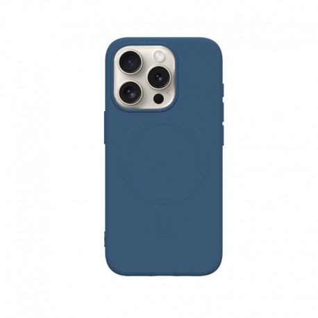 Capac Protectie Spate Cellara Tpu Soft Magsafe Pentru iPhone 15 Pro - Albastru