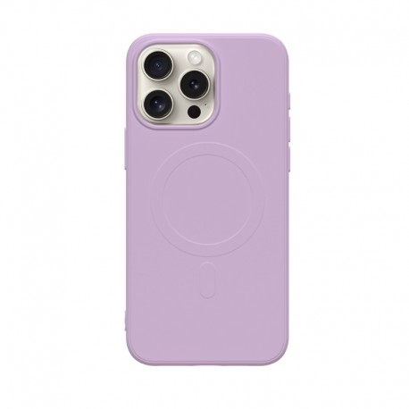 Capac Protectie Spate Cellara Tpu Soft Magsafe Pentru iPhone 15 Pro Max - Mov Deschis