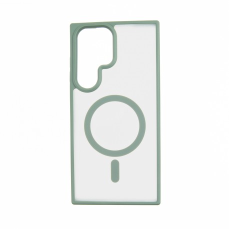 Capac Protectie Spate Cellara Colectia Shade Magsafe Pentru Samsung Galaxy S23 Ultra 5G - Verde