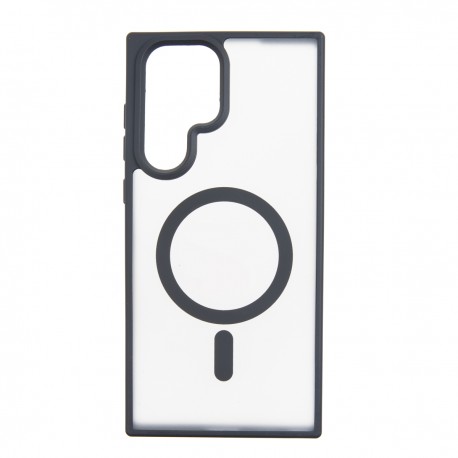 Capac Protectie Spate Cellara Colectia Shade Magsafe Pentru Samsung Galaxy S22 Ultra 5G - Negru
