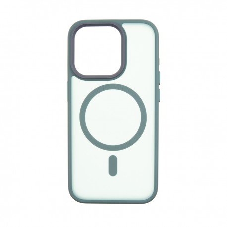 Capac Protectie Spate Cellara Colectia Shade Magsafe Pentru iPhone 15 Pro - Verde