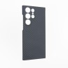Capac Protectie Spate Cellara Din Fibra De Aramid Pentru Samsung Galaxy S23 Ultra - Negru