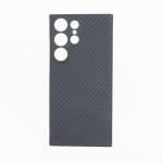 Capac Protectie Spate Cellara Din Fibra De Aramid Pentru Samsung Galaxy S23 Ultra - Negru