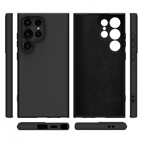 Capac Protectie Spate Cellara Tpu Soft Pentru Samsung Galaxy S24 Ultra 5G - Negru
