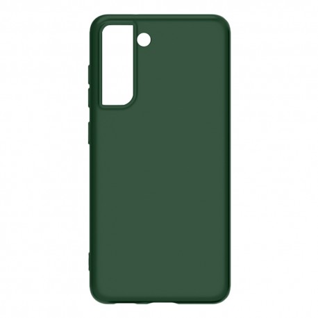 Capac Protectie Spate Cellara Tpu Soft Pentru Samsung Galaxy S21 Fe 5G - Verde Inchis