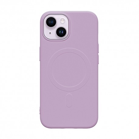 Capac Protectie Spate Cellara Tpu Soft Magsafe Pentru iPhone 14 - Mov Deschis