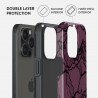 Capac Protectie Spate Burga Pentru iPhone 15 Pro Max Colectia Tough That Girl