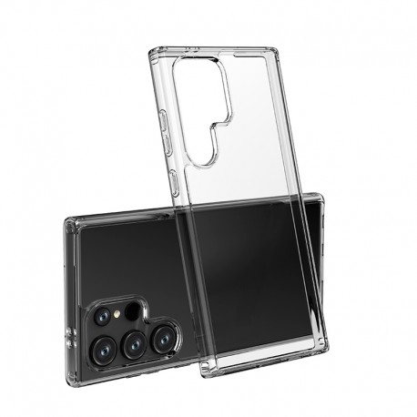 Capac Protectie Spate Cellara Colectia Crystal Pentru Samsung Galaxy S24 Ultra 5G - Transparent