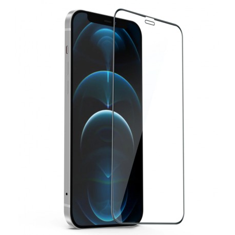 Folie Protectie Ecran Sticla 2.5 Full Glue Cellara Pentru iPhone 12 Pro Max - Negru