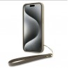 Capac Protectie Spate Dkny Pentru Iphone 15 Pro Colectia Stack Logo Cu Snur - Bej