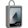Capac Protectie Spate Samsung Din Silicon Pentru Samsung Galaxy Z Flip 6 5g - Gri