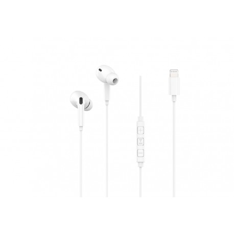 Casti Stereo Cellara Cu Manson Si Fir Lightning  - Alb