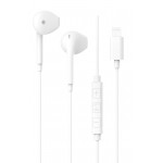 Casti Stereo Cellara Cu Fir Lightning - Alb