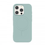 Capac Protectie Spate Cellara Tpu Soft Magsafe Pentru iPhone 16 Pro - Albastru Deschis