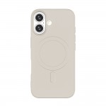 Capac Protectie Spate Cellara Tpu Soft Magsafe Pentru iPhone 16 - Bej