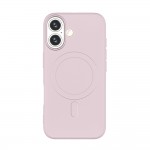Capac Protectie Spate Cellara Tpu Soft Magsafe Pentru iPhone 16 - Roz Deschis