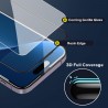 folie protecție ecran sticlă 3d corning cellara pentru iphone 15 pro max