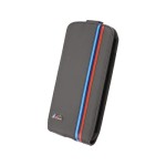 Flip BMW Piele gri inchis pentru Samsung Galaxy S4 - Colectia motorsport
