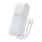 Baterie Externa Cellara Colectia Versa Pro Capacitate 20000 Mah Pd 22.5w Cu Cablu Type C/lightning - Alb