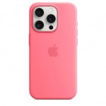 Capac Protectie Spate Apple Din Silicon Cu Magsafe Pentru iPhone 16 Pro Max - Roz