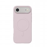 Capac Protectie Spate Cellara Colectia Velvet Magnetic Magsafe Pentru iPhone 17 Air - Roz Deschis