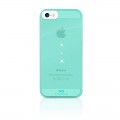 Capac Protectie Spate White Diamonds pentru iPhone 5 5s SE Colectia Trinity - Verde