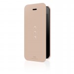 Book Rose Gold iPhone 5-5S  - Colectia Crystal 