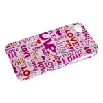 Capac Spate Cu Imprimeu Pentru Iphone 4/4s Colectia Cuvinte