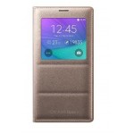 Book Auriu S-view Samsung Pentru Galaxy Note 4
